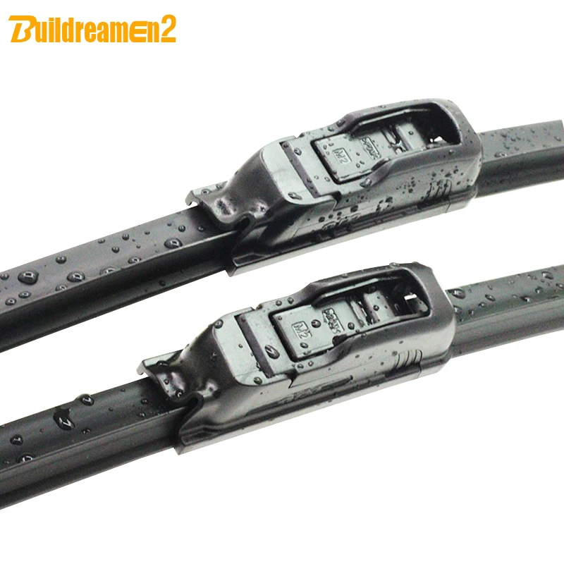 Buildreamen2 автомобильный внедорожник Мягкие резиновые Стеклоочиститель Bracketless