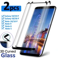 curved edgetempered glass screen protector for samsung galaxy s8 s8 plus s9 s9 plus note8 note9 note10 screen protectors