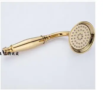 

gold shower head