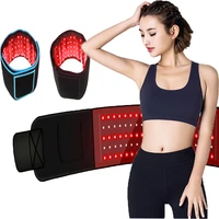 idearedlight full body pain relief belt 660nm red light 660nm880nm infrared light therapy flexible wearable wrap pad with timer