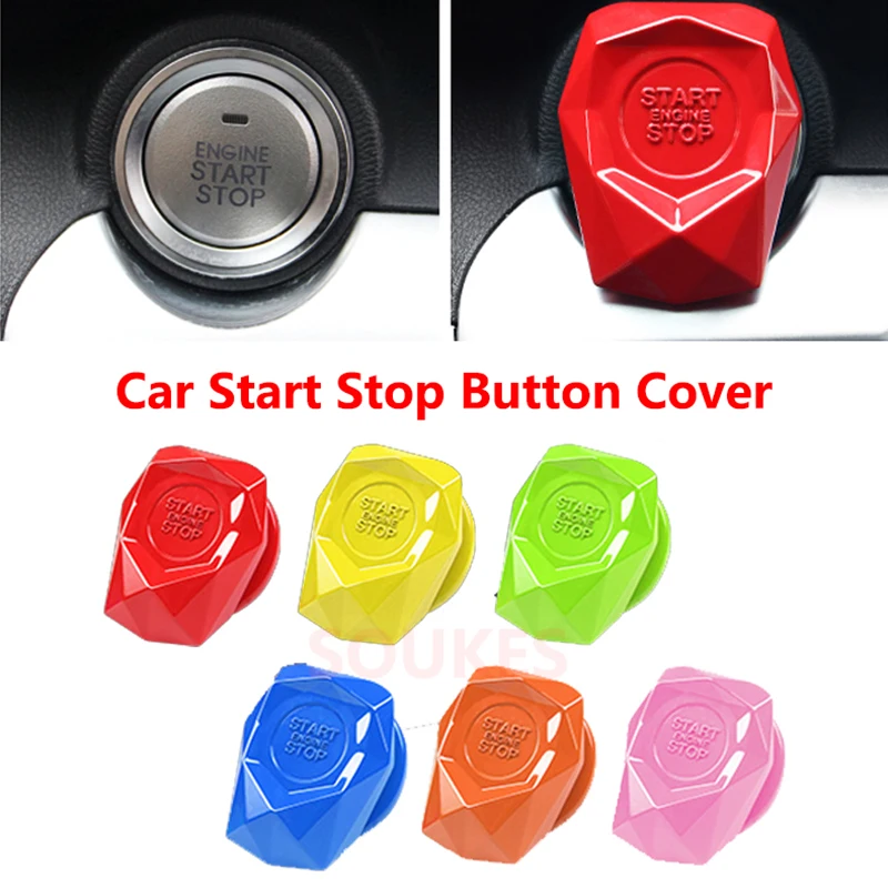 Car Engine START STOP Button Replace Cover Switch For Cadillac CTS SRX ATS Lexus RX NX GS CT200H GS300 RX350 RX300 Saab 9-3 9-5 |