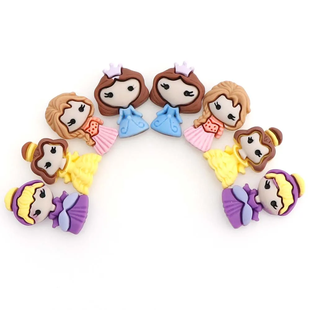 10 шт. микс стилей Kawaii красочные фотообои DIY Декор для волос Одежда Diy Аксессуары |