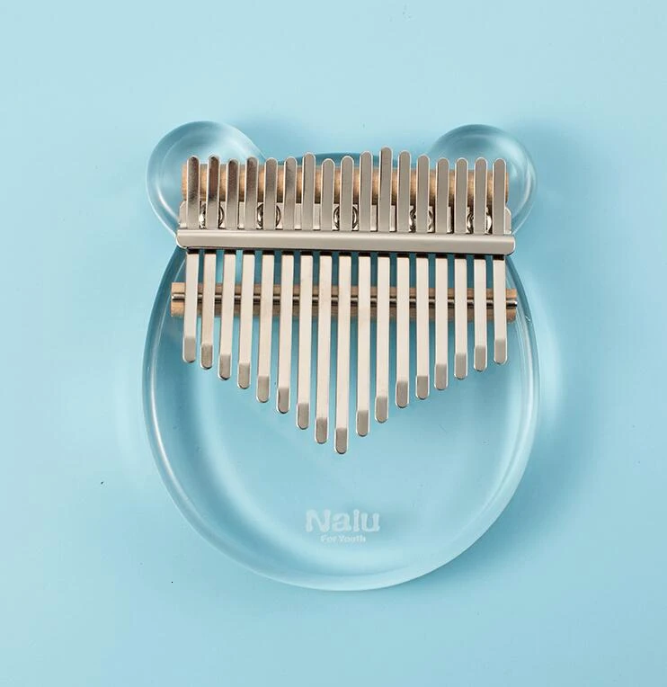 17 клавиш Kalimba акриловое пианино Mbira прозрачная клавиатура инструмент Тюнинг
