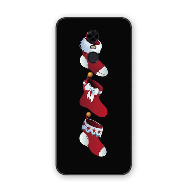 Мягкий чехол из ТПУ для Redmi Note 8 7 Pro K20 GO Y2 с рождественским оленем Sika для Xiaomi Redmi Примечание 5A 4 4X6 6A красный чехол с изображением Санта Клауса - Цвет: 3550