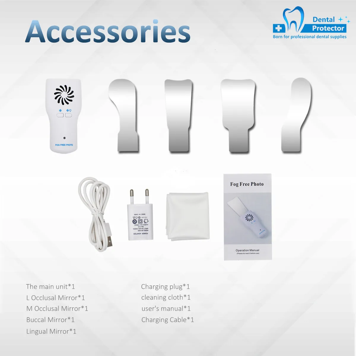 Стеклоотражатель FP01 для оральной фотосъемки зеркальные автоматические