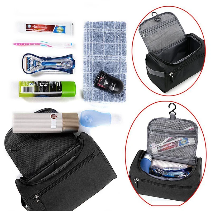 

High Quality Women Makeup Bags Travel Cosmetic Bag Multifunction Waterproof Toiletries Organizer Handbag With Hanging Wash Bag