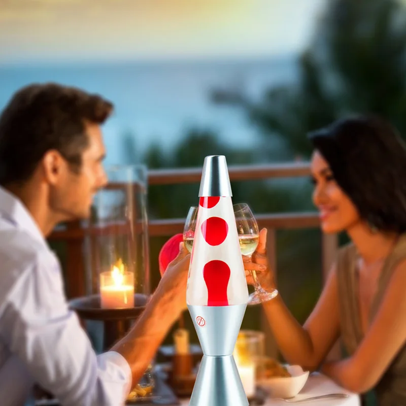 Dozzlor креативный 25 Вт/30 вт ночник лава лампа регулируемое освещение металлическая