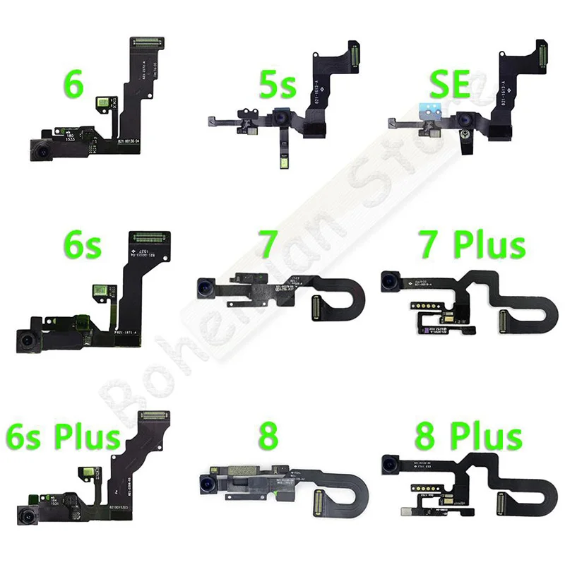 

Original Front Camera For iPhone 7 8 6s 6 Plus 5S SE SE2 2020 Face Top Camera Proximity Sensor Flex Cable Moblie Phone Parts