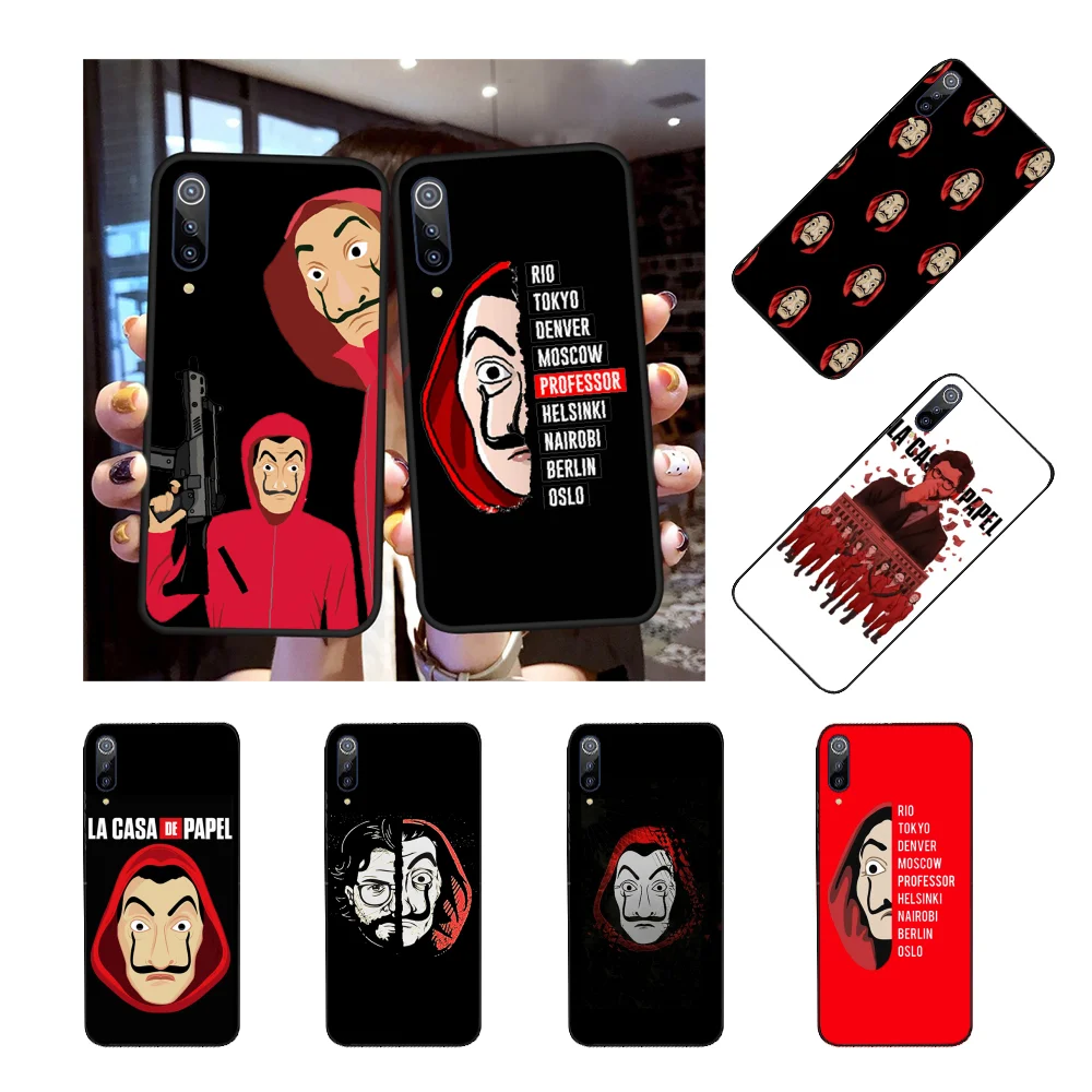 Испания ТВ деньги Heist дом бумага La Casa de papel чехол для телефона Xiaomi Redmi Note 8 8A 7 6 6A 5 5A 4
