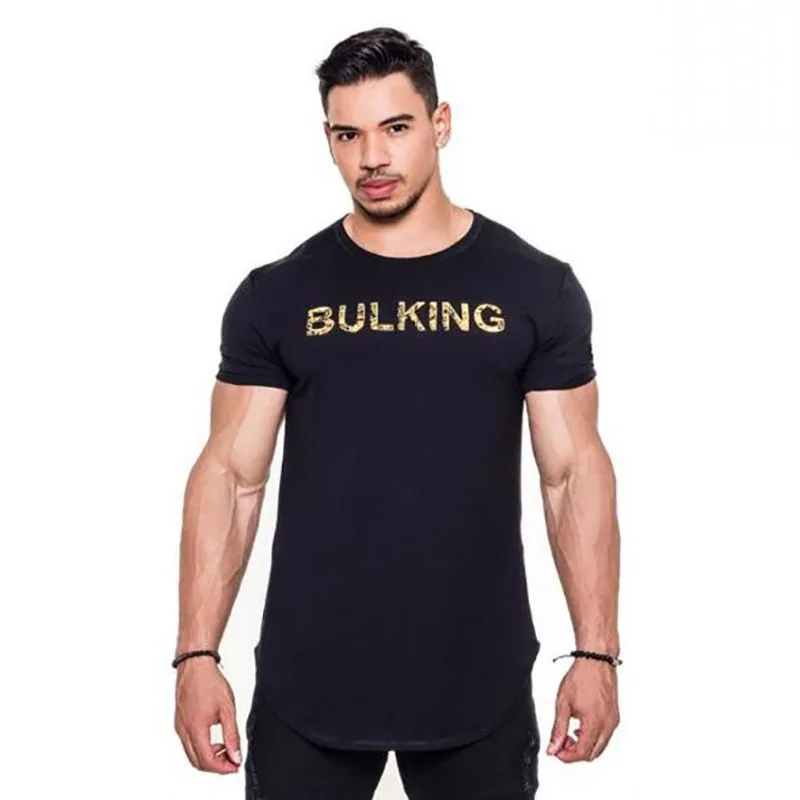 

Новинка 2021, быстросохнущая футболка для бега, фитнеса, облегающие футболки с коротким рукавом, Мужская компрессионная футболка, Спортивная ...