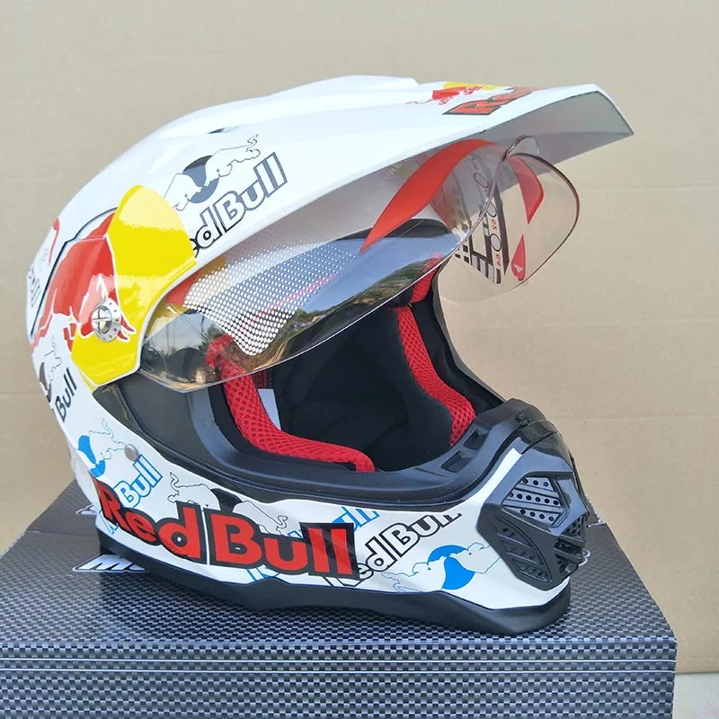 Motorcycle Helmet Motorcycle Riding Full Face Helmet Motocross Men's Adventure Downhill Racing Helmet DOT