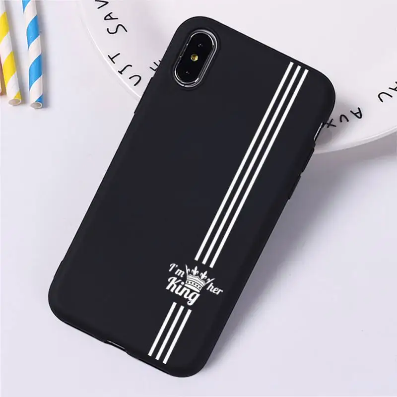 luxury romantic king queen phone case for iphone 12 pro max mini 11 pro xs max 8 7 6 6s plus x 5s se 2020 xr case free global shipping