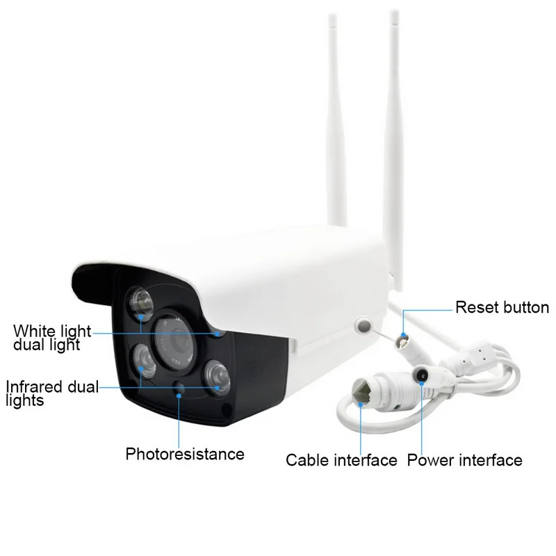 HD 720P IP камера уличная Водонепроницаемая беспроводная наблюдения светодиодный/ИК