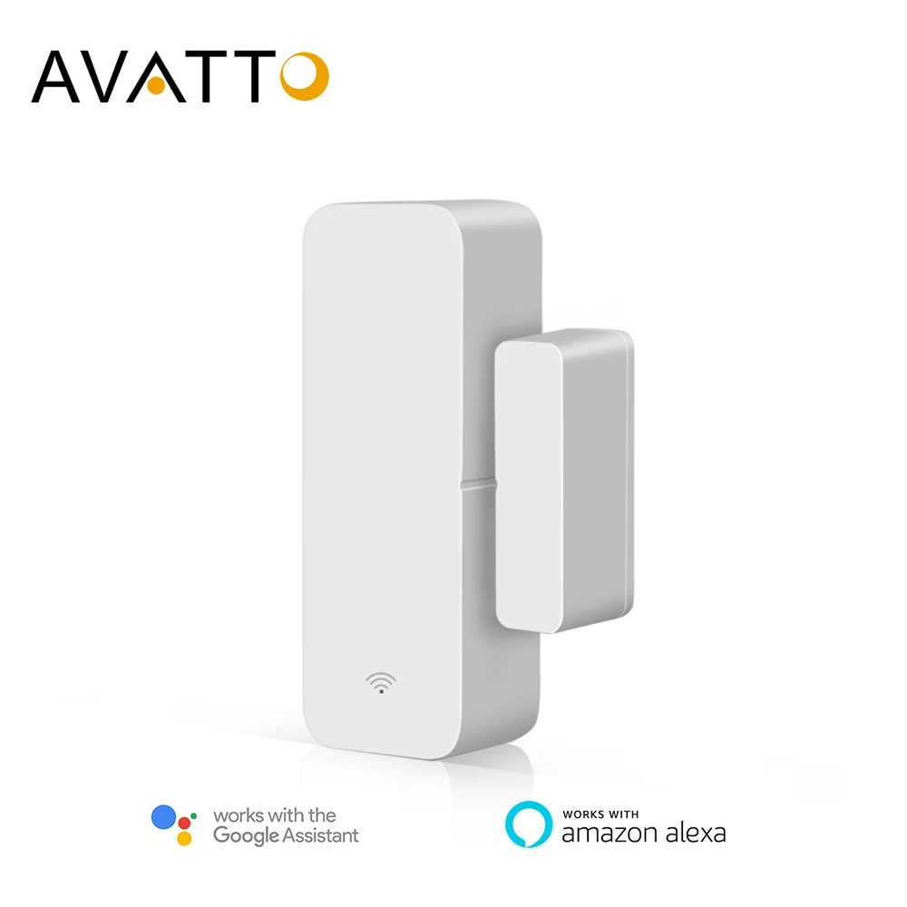 Смарт-WiFi датчик для двери AVATTO Tuya детекторы открытия/закрытия дверей Wi-Fi окон с