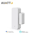 Смарт-WiFi датчик для двери AVATTO Tuya, детекторы открытиязакрытия дверей, Wi-Fi датчик окон с приложением Smartlife, работает с Alexa Google Home