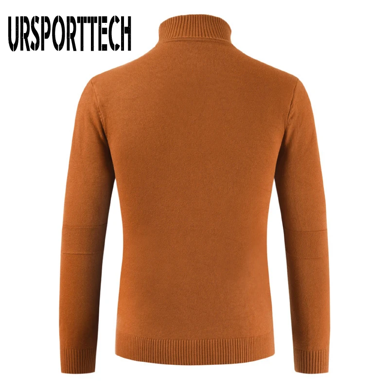 Мужская водолазка с высоким воротником двойным | одежда