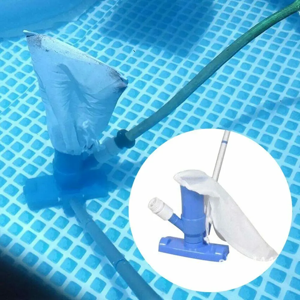

2020 New Pool Spa Jacuzzi Pond Mini Jet Vac Vacuum Cleaner w/ Brush Bag and 4' Pole Pool Cleaner Garden Outdoor Accessories Part