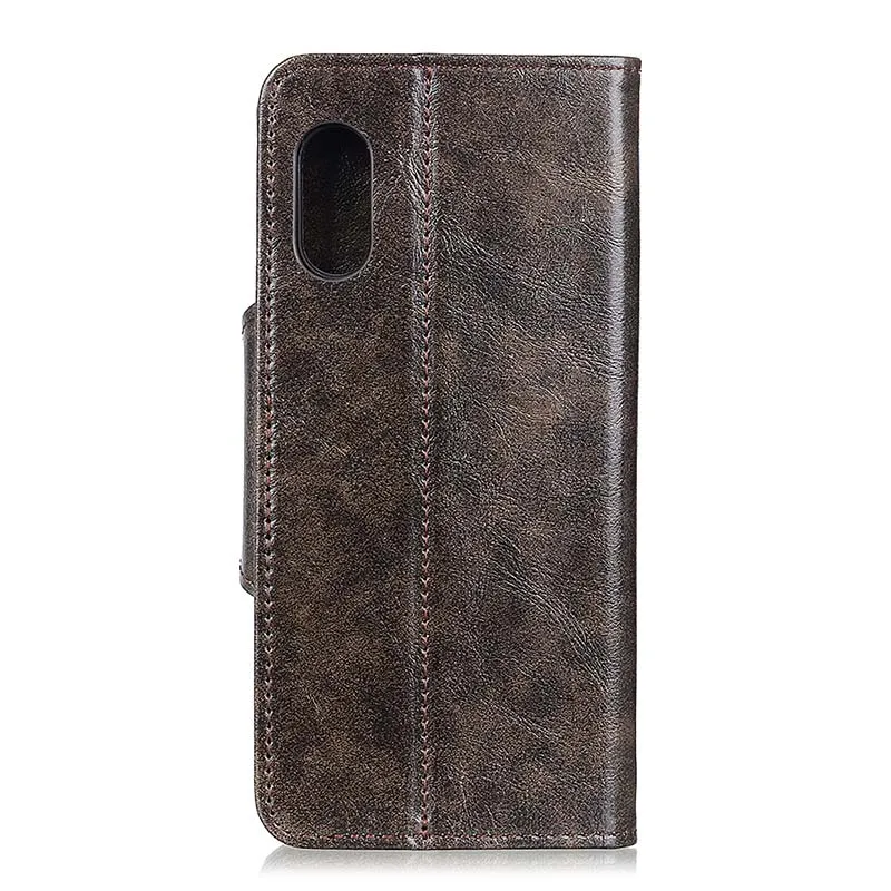 Чехол-Кошелек из искусственной кожи с зернистой поверхностью для Huawei Honor 8X 9N 7A PRO