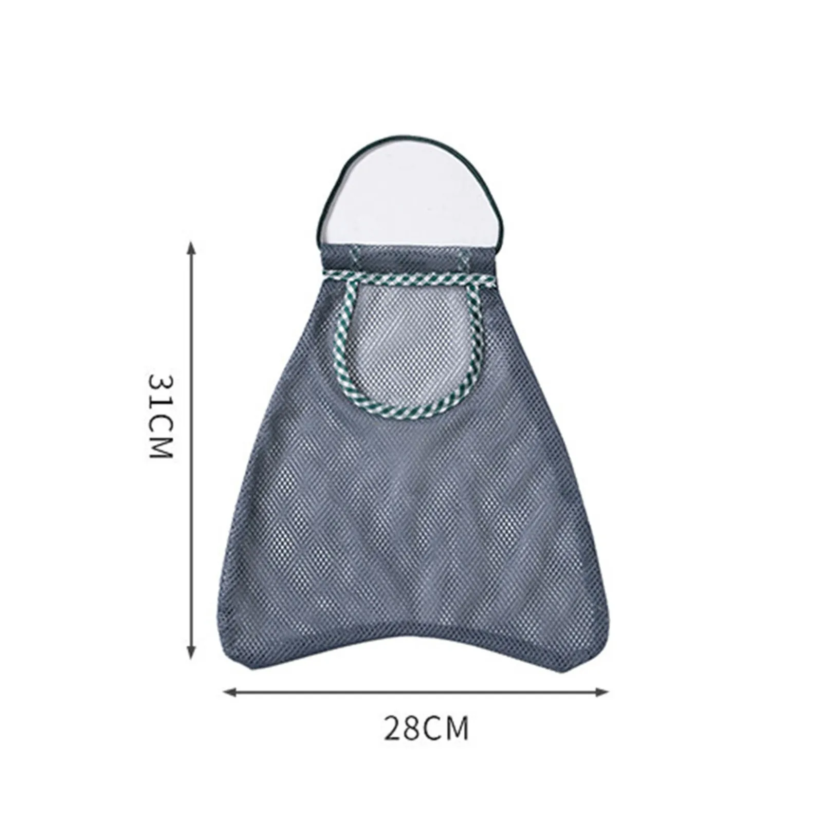 

Reusable Kitchen Mesh Food Hanging Storage Bag Fruit Vegetable Shopping Bag Kitchen Storage Pouch Net Bag Portable Shopping