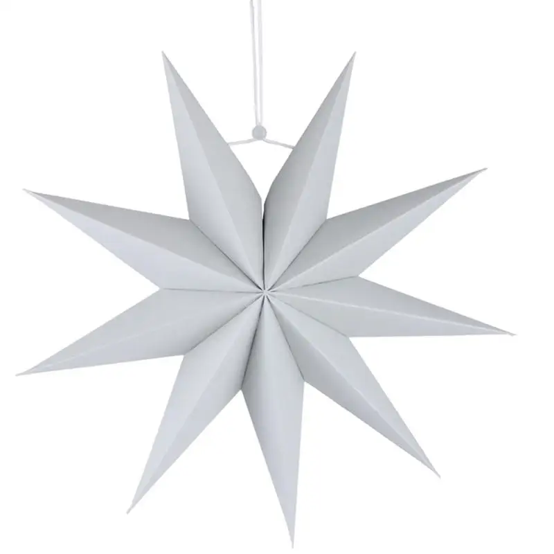 

Star Paper Hanging Lampshade Lights Lantern Light Moravian Tree Ornament Shade Up Decorations Christmas Stars Lanterns Topper