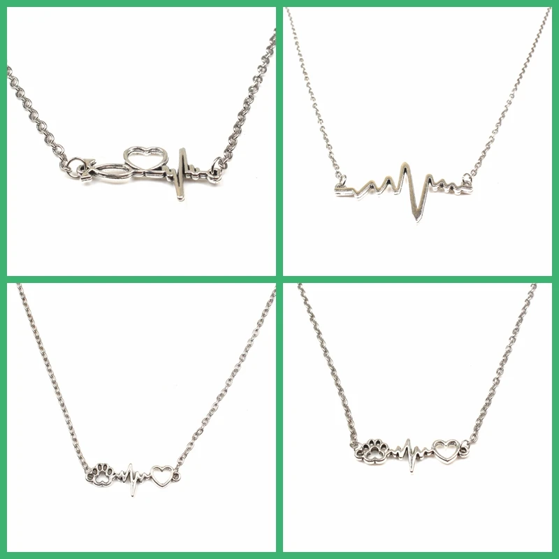 

New Stainless Steel Heartbeat Cardiogram Bracelet Stethoscope Women Bracelets Graduation Gift for Nurse Doctor Jewelry Souvenir