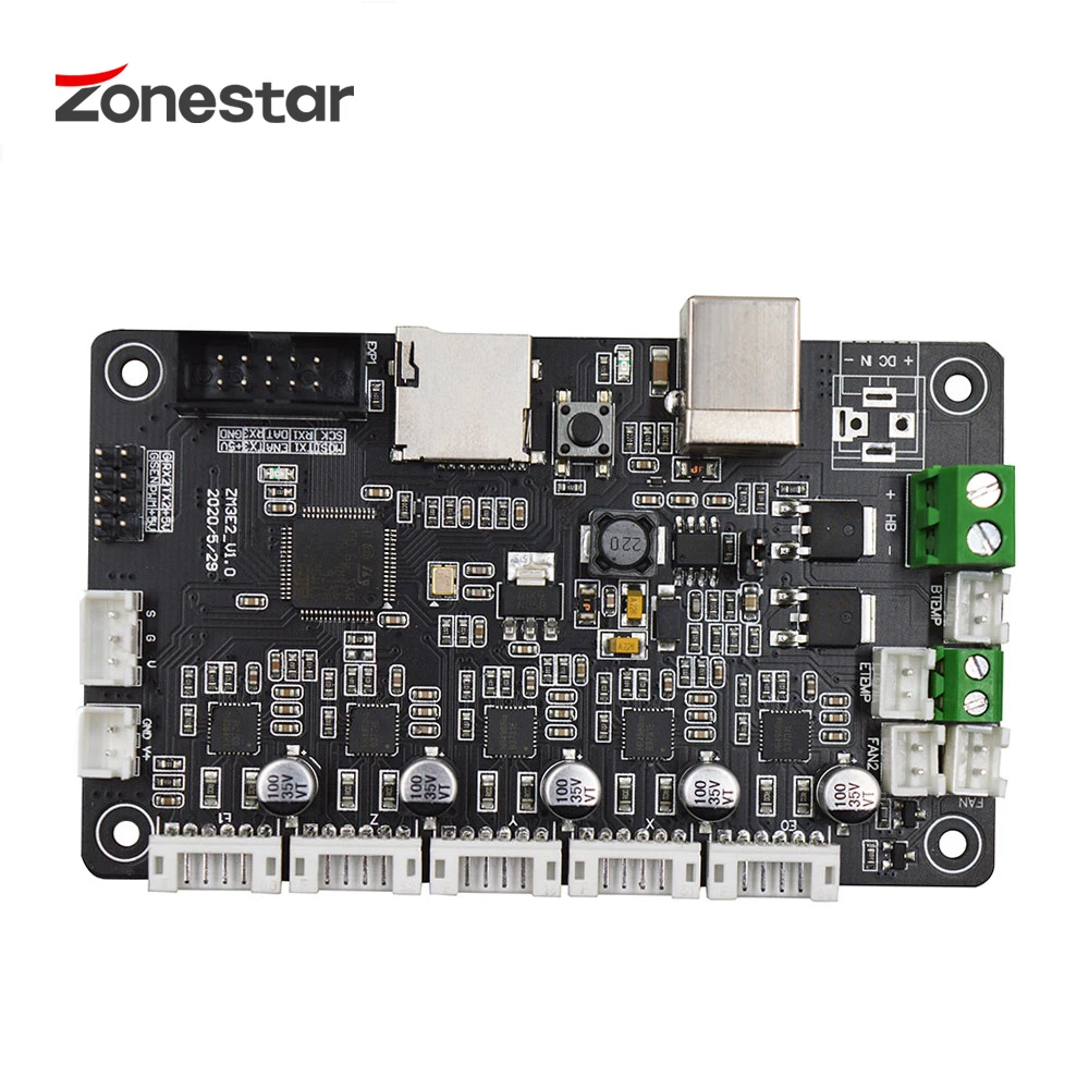 Новое поступление 32 битный 3D принтер Reprap Zonestar ZM3E2 высокоинтегрированный мини
