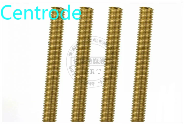 Медный проволочный стержень латунный медный полный зубчатый винт полная