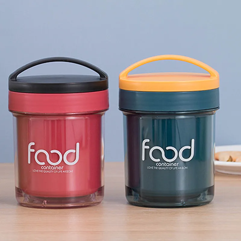 Японский пищевой контейнер Герметичный кухонный пластиковый для хранения милые