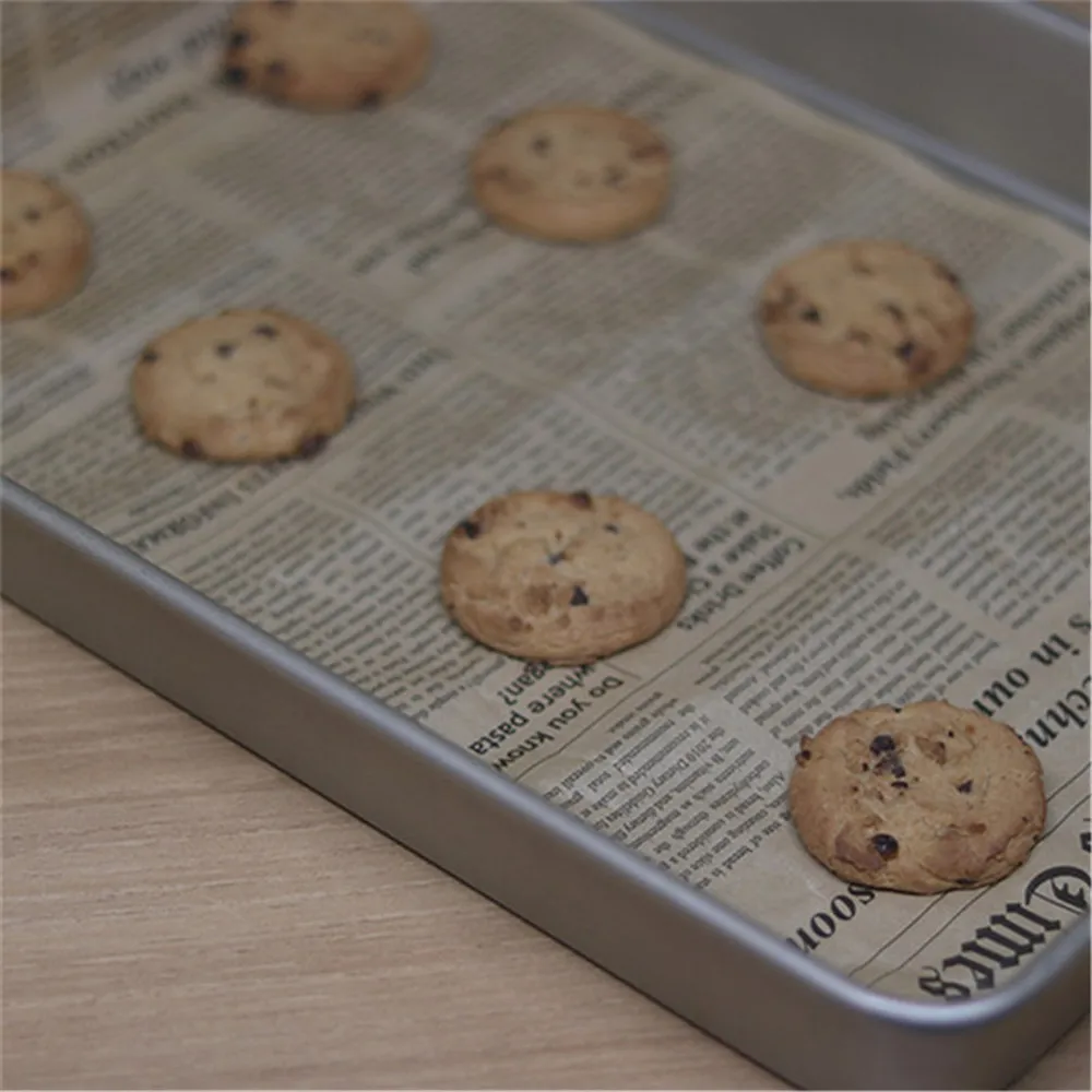 

5M Parchment Paper Baking Tools Food Grade Grease Paper Bread Sandwich Burger Fries Wrappers Cookie Oilpaper Brown