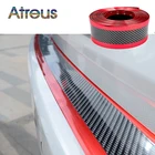 Автомобильный Стайлинг бампер из углеродного волокна высокая глянцевая пленка на порог защитные наклейки для Volkswagen Polo VW Passat B6 B5 B7 T5 Golf 4