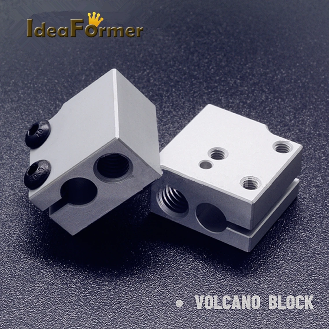2Pcs 3D Printer Parts V5/V6/MK7 MK8 MK9/MK10/Volcano Aluminium Heater Block For Extruder Printing Head Hot End Aluminum Block. | Компьютеры