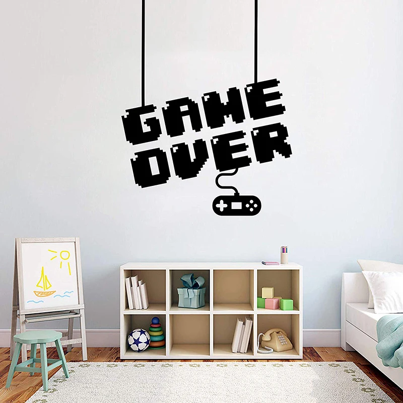 

Cheap Video Game Wall Decals Controller Art Retro Vinyl Board C5019