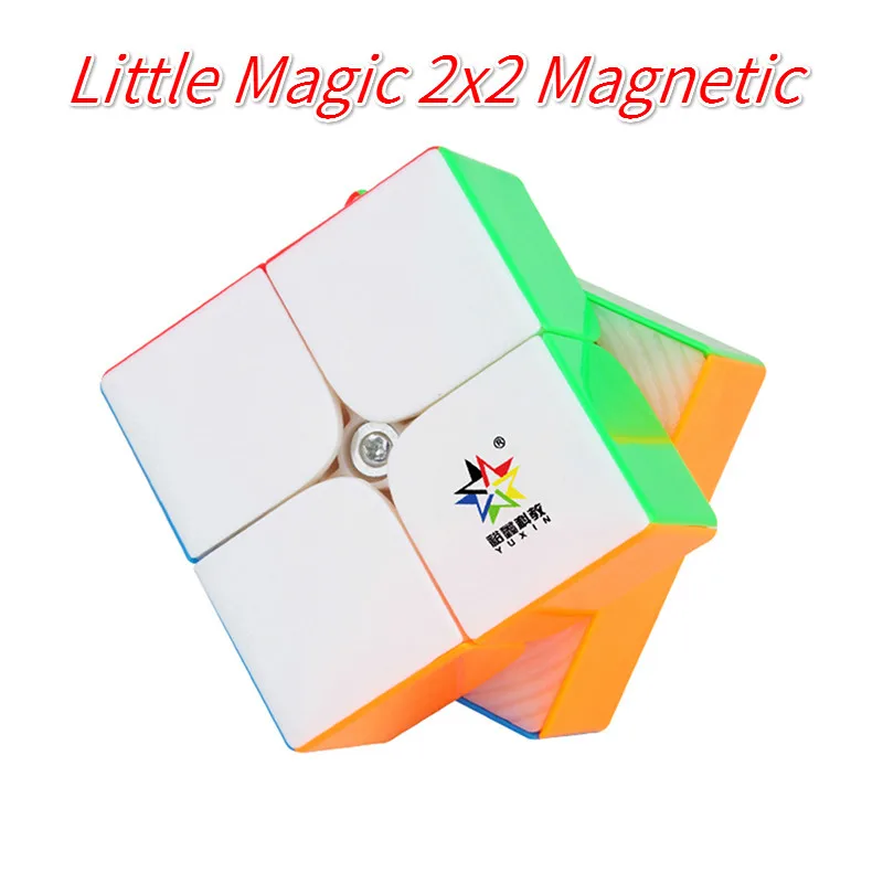 

Yuxin Little Magic 2x2x2 50mm Magic Cube Puzzle Little Magic 2x2x2 Magnetic Cubo Magico Toys for Children Kids Neo Speed Cubes
