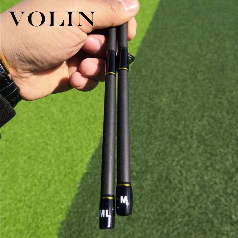 Спиннинг VOLIN углеродная Удочка M/ML 2 верхних наконечника для ловли щуки окуня