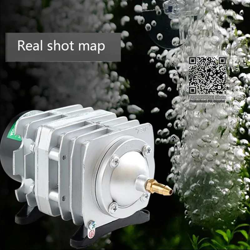

220v External High Power Ac E-Magnetic Air Pump Fish Pond Oxygen Pump Compressor For Pond Air Aerator Pump Aco-208 308