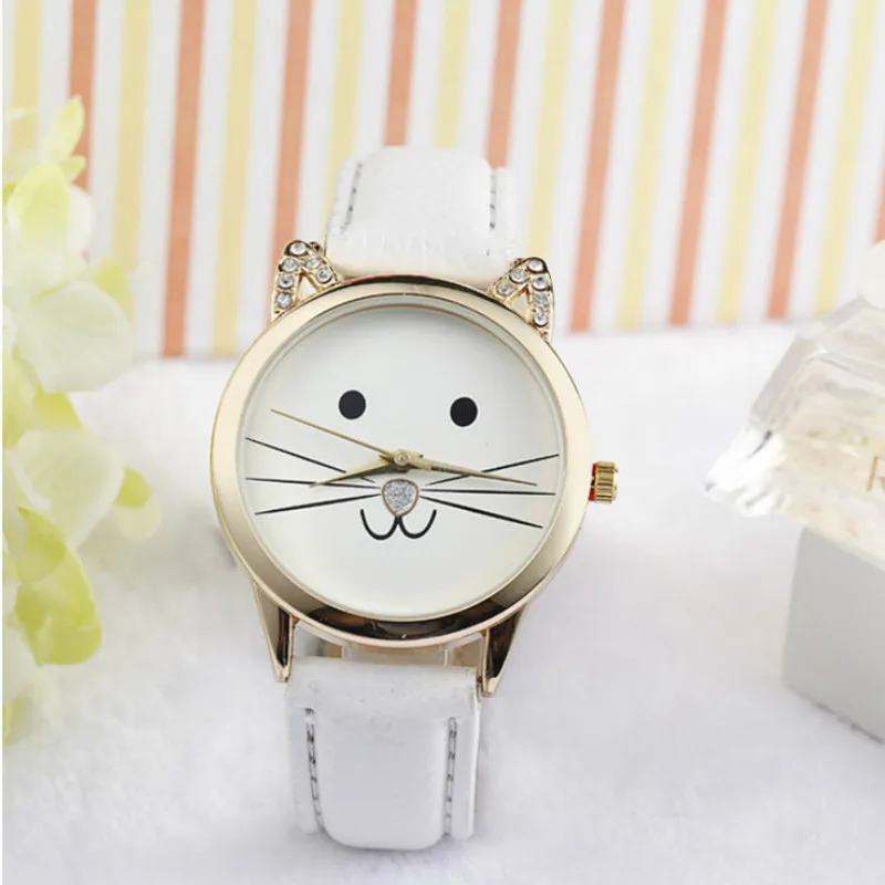 Детские часы модные повседневные для девочек детские милые с ремешком из