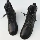 Женские ботинки из натуральной шерсти, Зимние ботильоны из 100% натуральной кожи, теплая зимняя обувь, ботинки мартинсы на толстой платформе