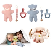3pcs1set musical plush toys little bear stuffed toys for children baby plush toys childrens toy lovers gifts stuffed animals