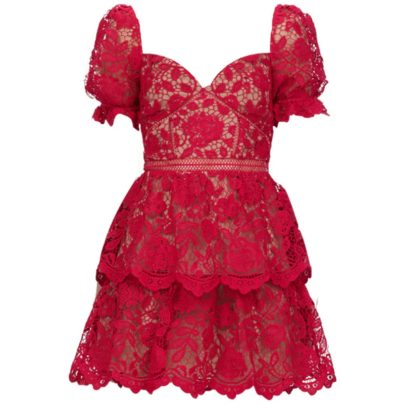 2020 Зима Новое поступление красного и белого цвета костюм с сексуальным вырезом