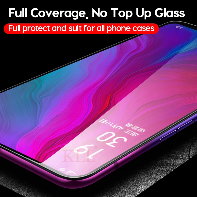 2.5D полное покрытие, анти-синий светильник, закаленное стекло для OPPO Reno Z 10x Zoom 5G, Защита экрана для OPPO F11 F9 Pro F7 Youth K3 K1