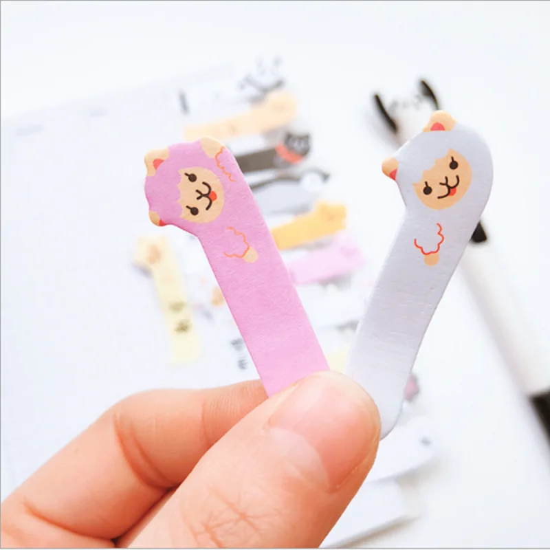 Kawaii блокнот для записей закладки творческий милый кот панда клейкие заметки