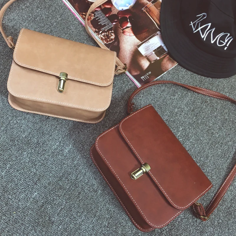 

Women Small Square Bag Ladies Car Line Fashion Handbag Retro Shoulder Bags Messenger bag Mobile Phone Packet Leather Handbag