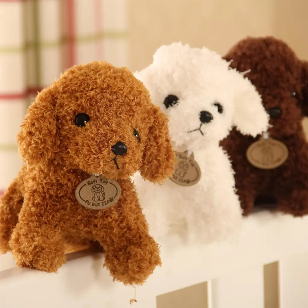 

Toys Pom Dog Long Plush Pomeranian Bichon Gift Cute Simulation Funny Poodle Pets Plush Frise Toy Dogs Chri V5m1