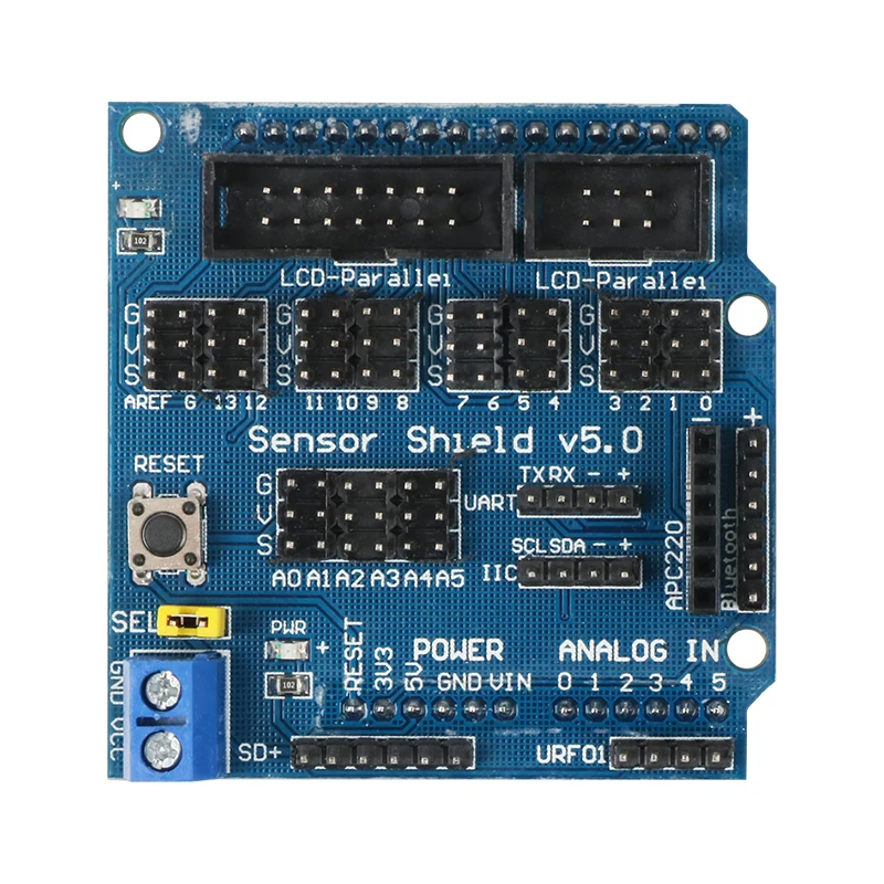 Расширяющаяся плата с сенсорным экраном V5.0 совместима Arduino Uno R3 V5|Интегральные