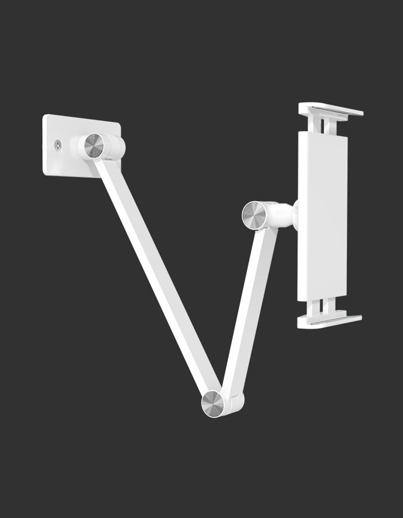 

Aluminum Kitchen Tablet Wall Mount Arm Foldable Adjustable 5-13 inch Tablet Phone Holder For iPad Pro 12.9
