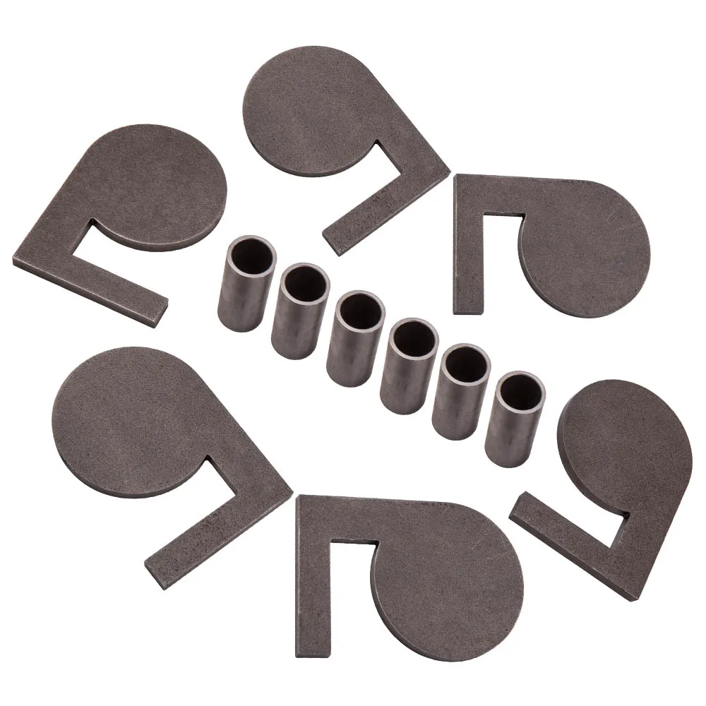 

6pcs 4" X 3/8" ARC500 Steel DIY Shooting Target Pads with Tubes
