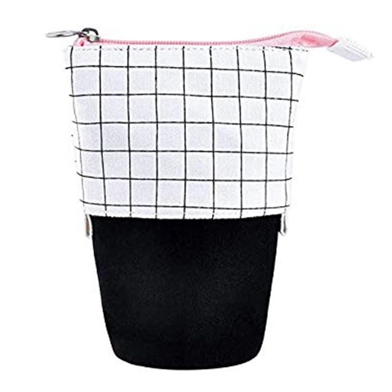 

Pencil Case Stand Up Pencil Holder Pen Box Stationery Organizer Kids Gift Cosmetics Pouch for Students Boys and Girls