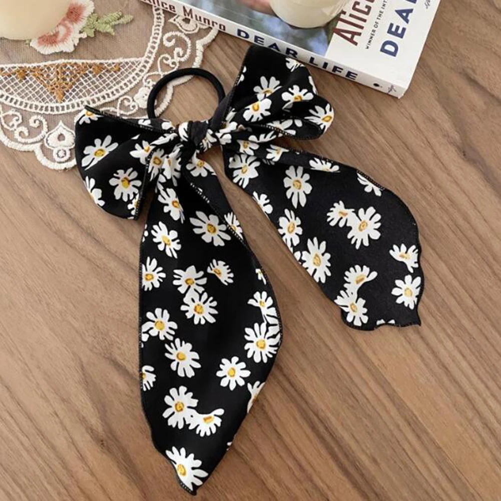 

Женская резинка для волос, с цветочным принтом