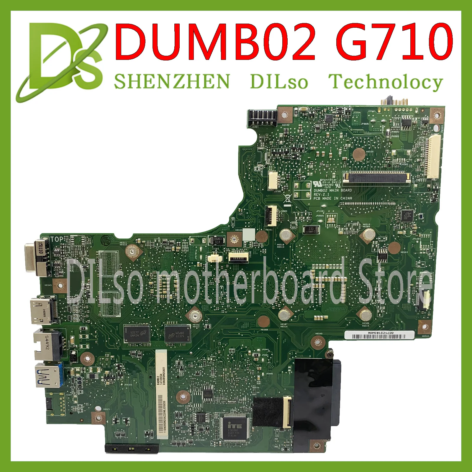 KEFU DUMB02 материнская плата REV: 2 1 Для Lenovo G710 Материнская ноутбука графическая карта