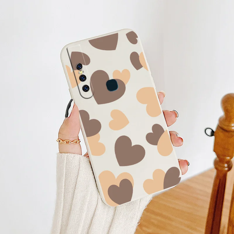

Sweet Love Liquid Case For VIVO S1 U3 Z5i U10 U3X PRO Y11 Y11S Y12S Y12 Y15 Y17 Y19 Y3 Y3S Y33S Y5S Y7S Y9S Soft Phone Cover